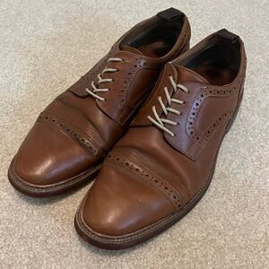 Aldo Men's Wing Tip Lace-Up Leather